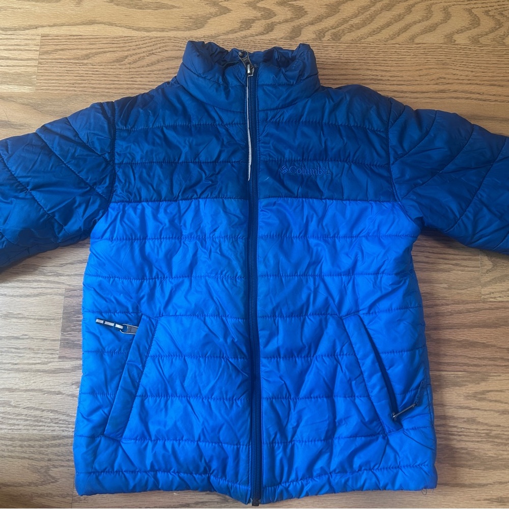 Columbia Kids Bright Blue Puffer Jacket